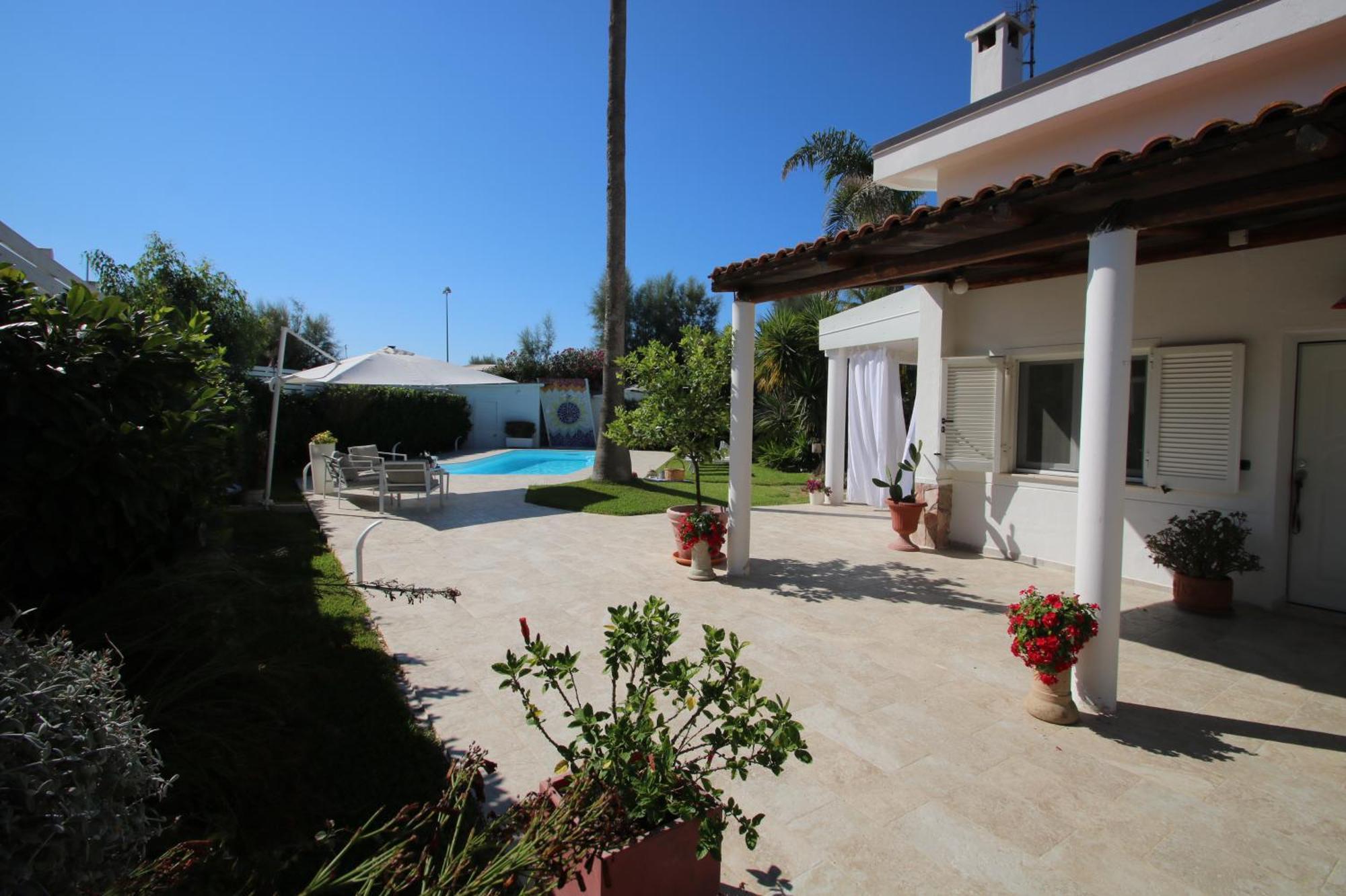 Edri Beach House - Villa Con Piscina Понтеканьяно Экстерьер фото
