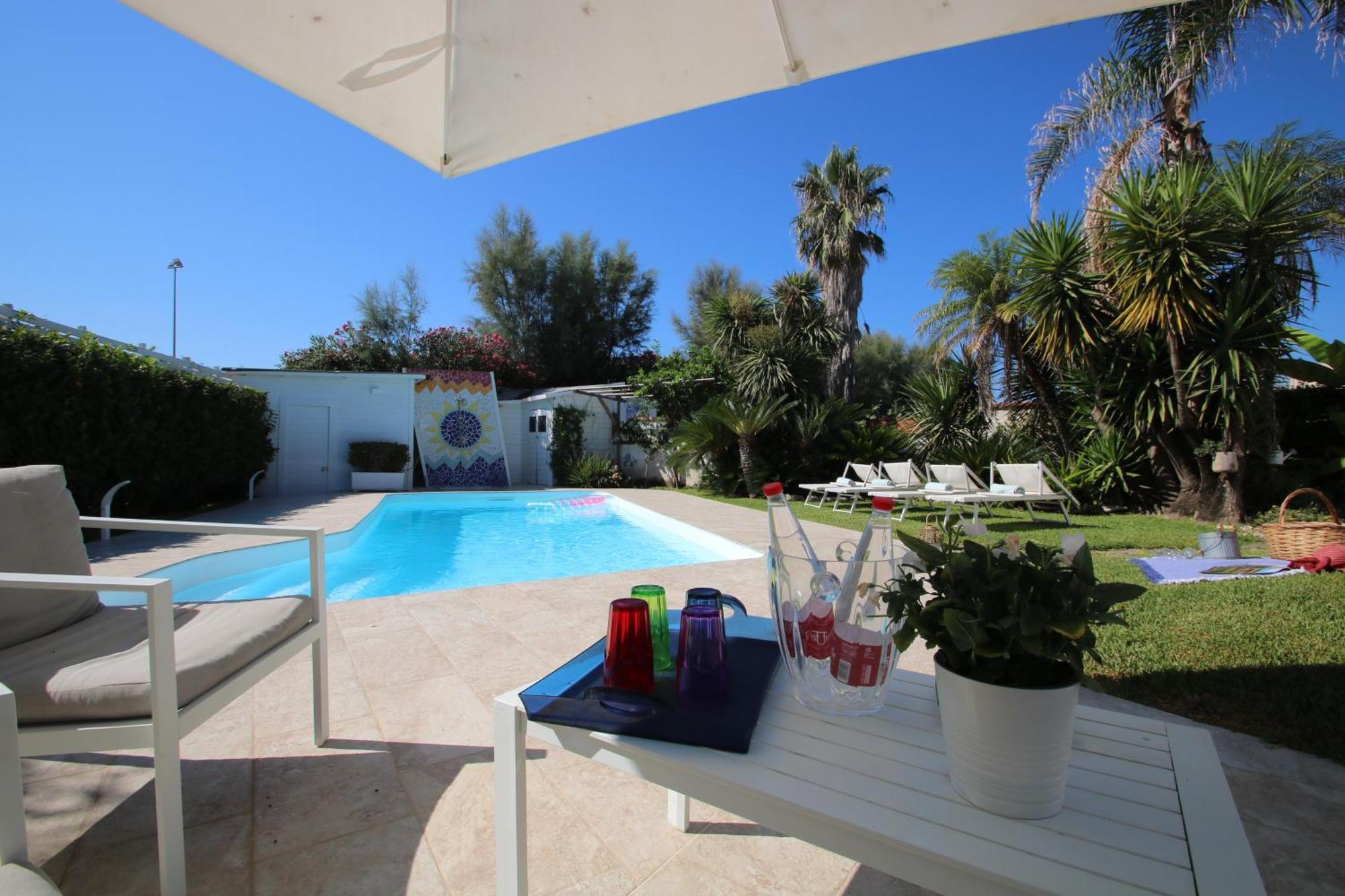 Edri Beach House - Villa Con Piscina Понтеканьяно Экстерьер фото
